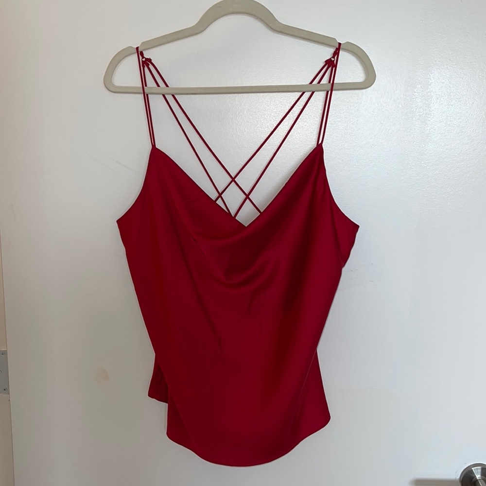 NEW WITH TAGS - red tank top